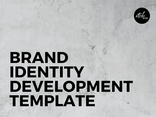 Brand Identity Development Template
